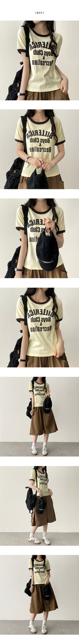 テリーカラー半袖Tシャツ