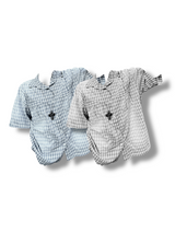 BiBi WASHING CHECKERED HALF-SHIRT
