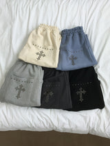 Mue Stud Bermuda Pants