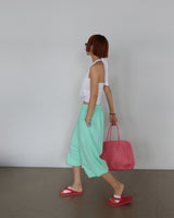 4 color banding harem baggy Aladdin half-length shorts