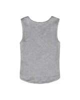 W Chest Logo Crop Short Sleeve GRAY