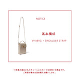 VIVICHO VIVIバッグ　シルバー