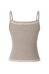 Be messy tank top - beige  