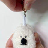 Wool Fur Bichon Keyring