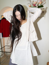 ブリーズポケットフーディシャツ (WHITE)