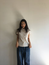Conch puff blouse(2color)