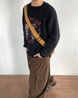 ジンブプリントクラックニット