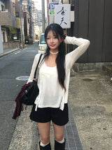 ミオン レース Vネック フレア Tシャツ