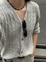 ASCLO Grown V Knit Cardigan (12color)