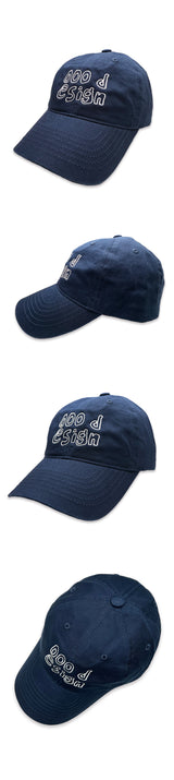000 デザインボールキャップ / Navy