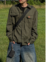 Fair Work Patch Shirt Jacket