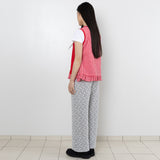 Twister Ruffle Sleeveless - Red