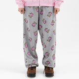 Twister Heart Bear Sweatpants - Grey