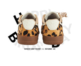 HBD x WeFlower Collaboration – Leopard Print Retro German Training Shoes
