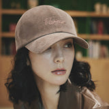 VARZAR Chain Logo Corduroy OG Fit Ball Cap / Brown