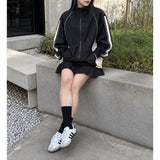 DP 54259 Piping Color-Blocked Windbreaker