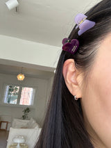 Love mini hair clip (8color)