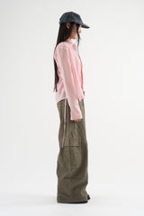 Balloon detail cargo pants