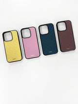 【MADE】Mini Dot Transform teal iPhone case [Glossy Glass/Magsafe]