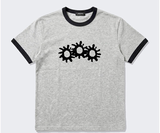エッセンシャルスタンダード半袖リンガーTシャツ 3GEAR メランジ