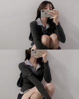 Schee Shirt Drape Knit