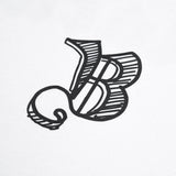 BBDスケッチロゴロングTシャツ(White)