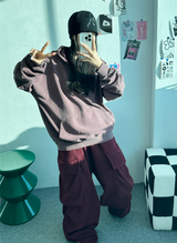 DAILY PIGMENT OVER HOODIE🩶🤎❤ - 5 COLORS