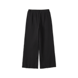 Essential 2-way String Banding Wide Sweat Pants - BLACK