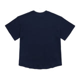 Crew neck s/s waffle tee/deep-navy