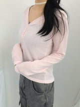 V cut light button t
