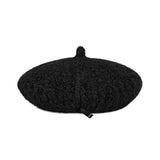 VARZAR Safety Pin Knit Beret / Black