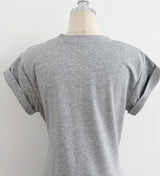 Peta Roll-Up Cap Sleeves Flare Tie Long One Piece