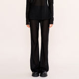 See-through Leggings - Black