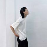 テクスチャードバギードロッぺードTシャツ