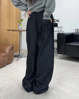 エド リネン ワイド バンディング デニム
