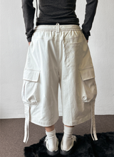Riley Rope Curve Cargo Balloon Bermuda Shorts 2color
