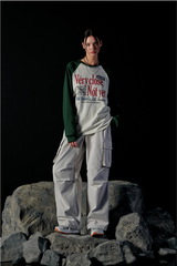 Very Close Raglan Over Fit Long Sleeve