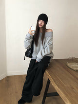 クラブブラッシュオフショルダースウェットシャツ