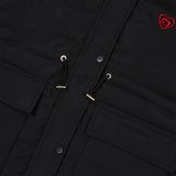 Fur Trimming Crop Hoodie Puffer Jacket_(2 Colors)