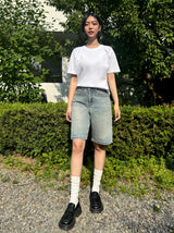 CLASSIC VINTAGE HALF-LENGTH DENIM PANTS code 18202