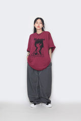 マタタプリントボックスショートスリーブTシャツ