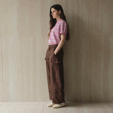 Cargo Cutline Pants_Brown
