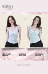 Candy Mint Double Layered Sleeveless (Two Piece) 