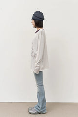 (W) Beat Lowrise Flare Denim