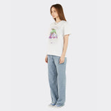 Riso Graphic Birphin Short Sleeve T-shirts (White)