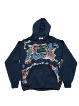 BLACK CUTTING OUT HOODIE