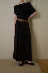 Comfort flare skirt_black