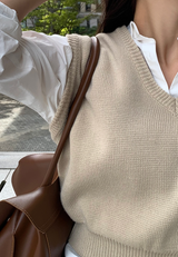 [Lè made/7,000 Sold] ルメイド ベーシック Vネック ベスト