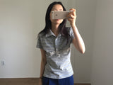 レギュラーストライプポロTシャツ (3color)