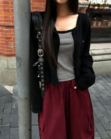 Candy Frill Knit Cardigan